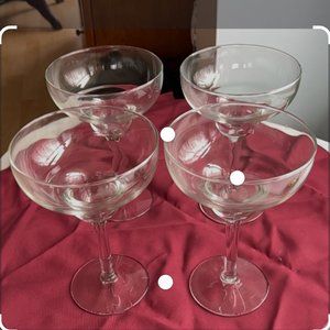 4 Margarita Glasses